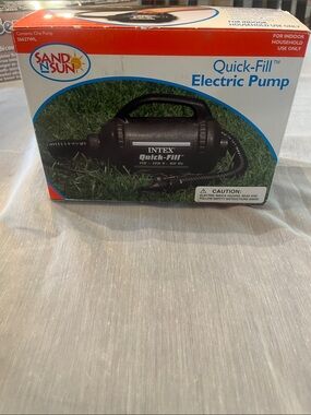 Sand N Sun / Intex Quick-Fill Electric Pump - Black